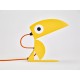 Lampe Toucan-tole-jaune-profil