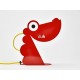 Lampe Dragon rouge-tole-profil